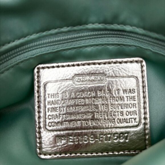 Coach Poppy Signature Appliqué Limited Edition Tote Bag F17587 - Picture 12 of 13